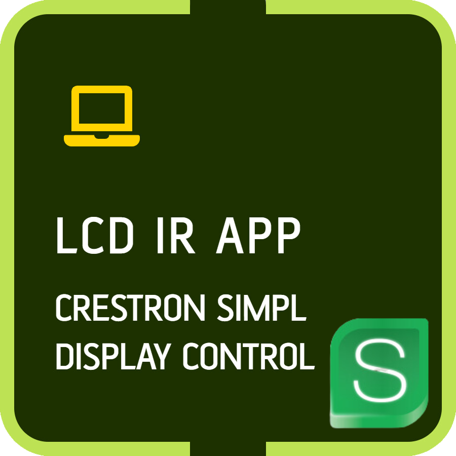 LCD IR App for SIMPL Windows Displays